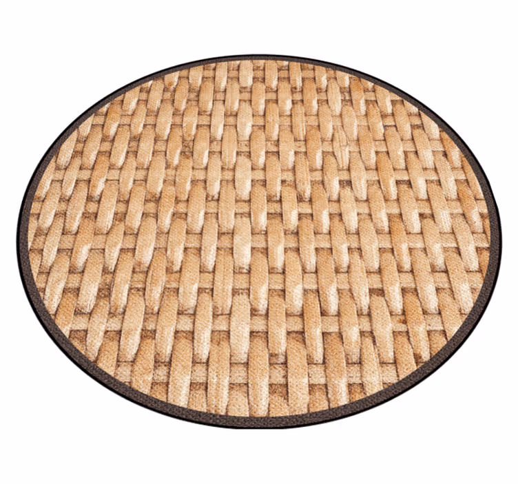 Naturlig fiberimitasjon lyse farger vinyl teppe tekstur - Tenstickers