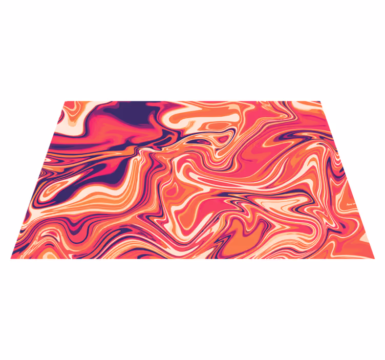 Levende snurremotiv vinyl teppe moderne - Tenstickers