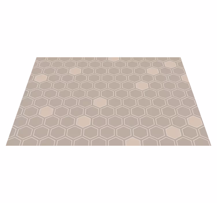 Beige bikakemønster utendørs vinylteppe - Tenstickers