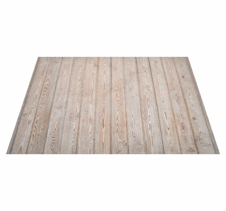 Lysebrune horisontale planker vinyl teppe tre - Tenstickers