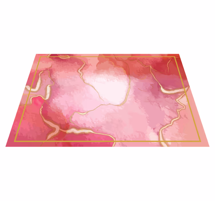 Rosa nyanser eleganse marmor vinylteppe - Tenstickers