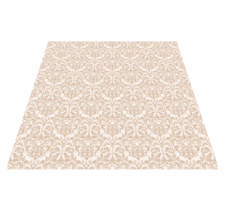 Delikat blomstermotiv vinyl teppe mottak - Tenstickers