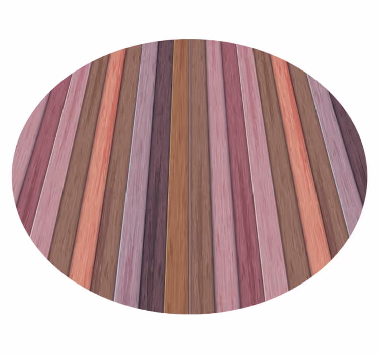 Diagonale lilla striper vinyl teppe tre - Tenstickers