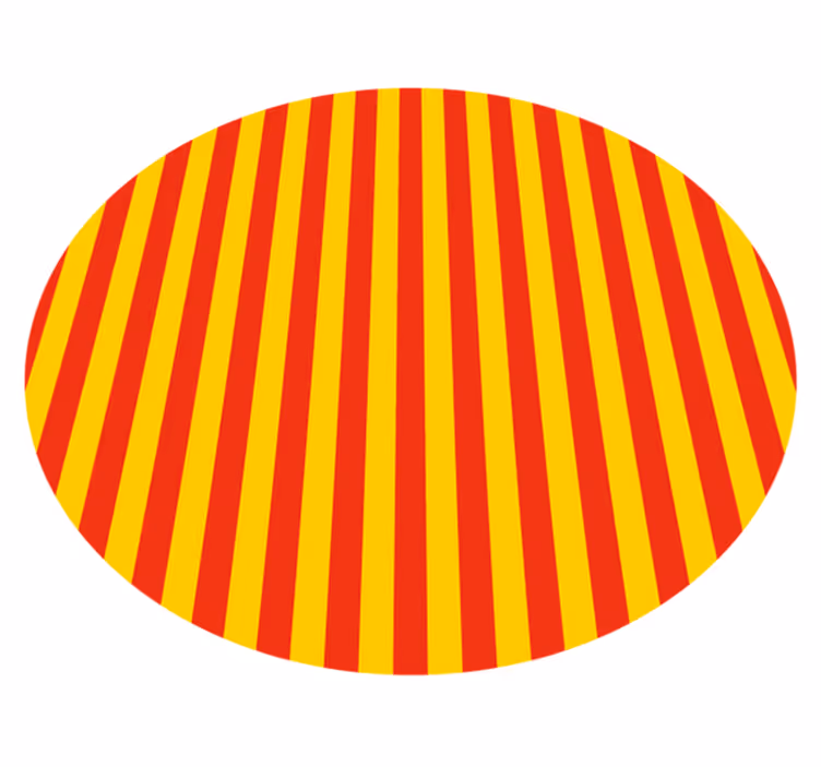 Vinyl teppe striper fargerik stripete utstilling - Tenstickers
