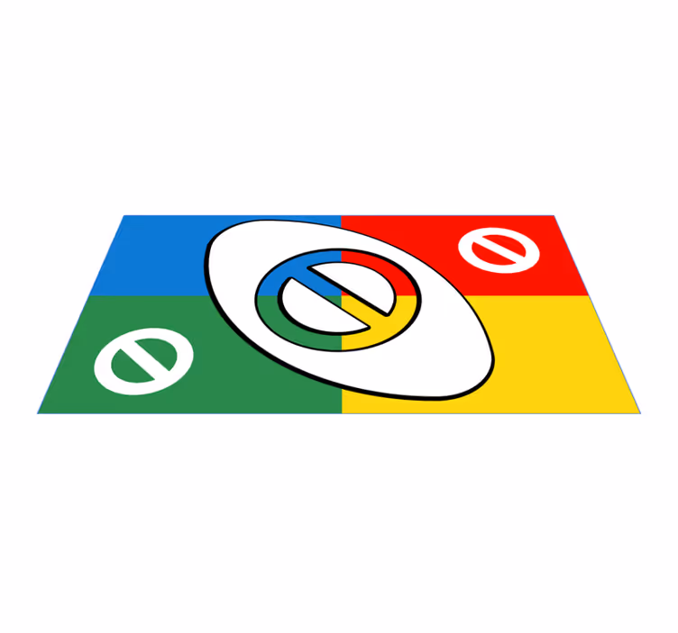 Vinyl teppe flere barn fargerike sirkelformer - Tenstickers