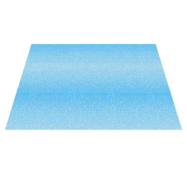 Blått glitteroverlegg vinyl teppe blå - Tenstickers