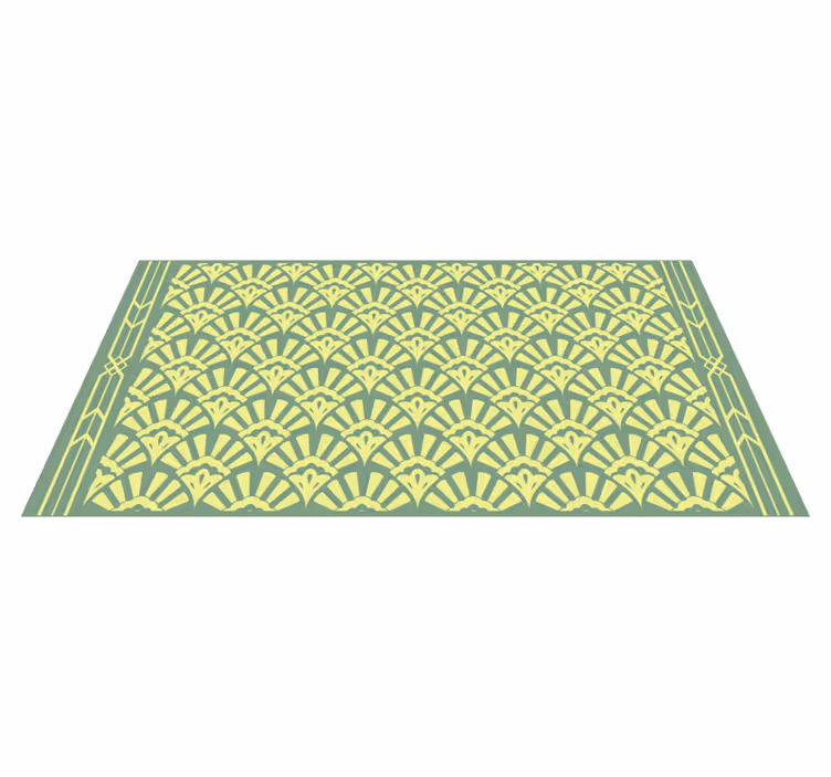 Solstråle blomster vinyl teppe hydraulisk - Tenstickers