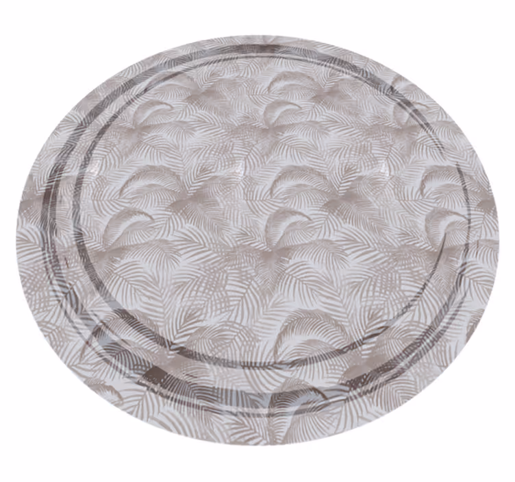 Botanisk overlegg vinyl teppe blomster og planter - Tenstickers