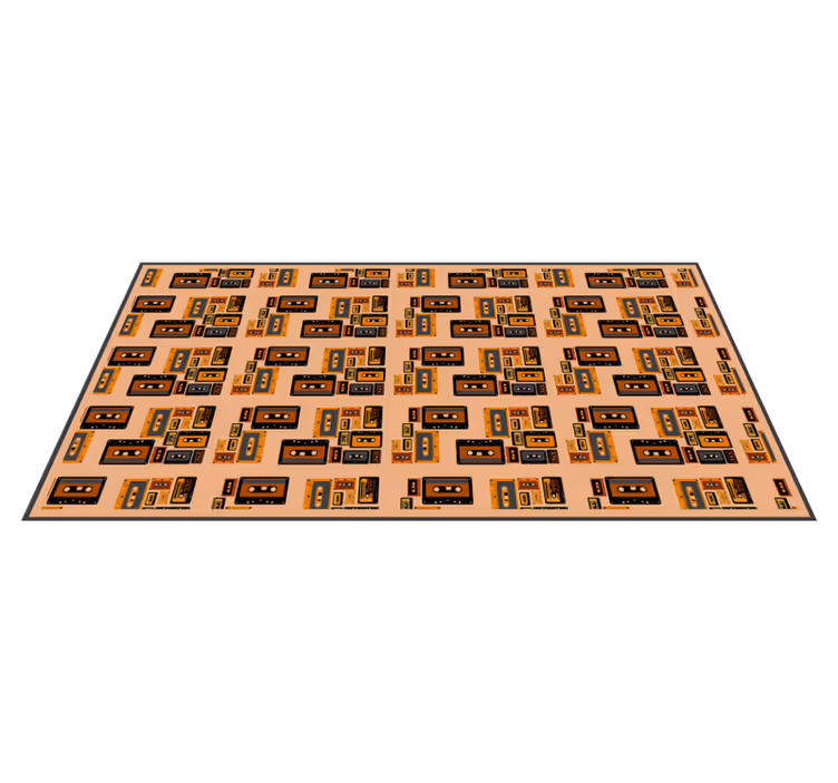 Vintage kassettbånd Vinyl teppe flere barn - Tenstickers
