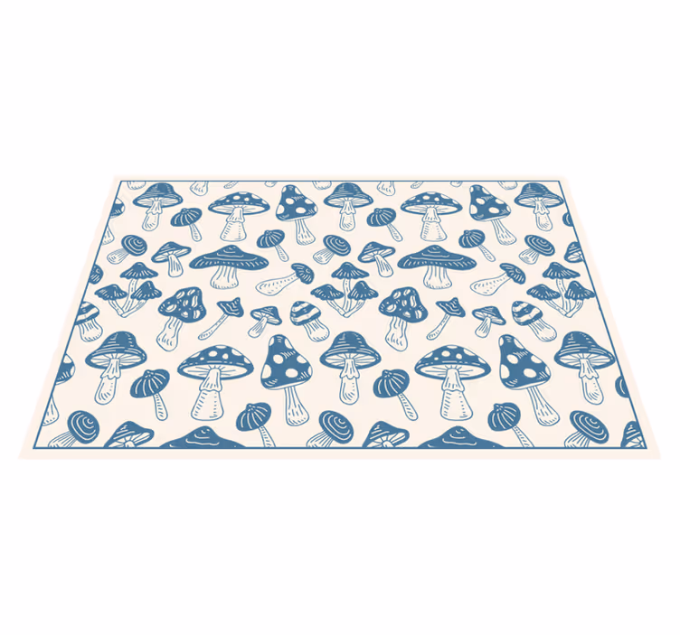 Soppmønstret elegant vinyl teppe natur - Tenstickers