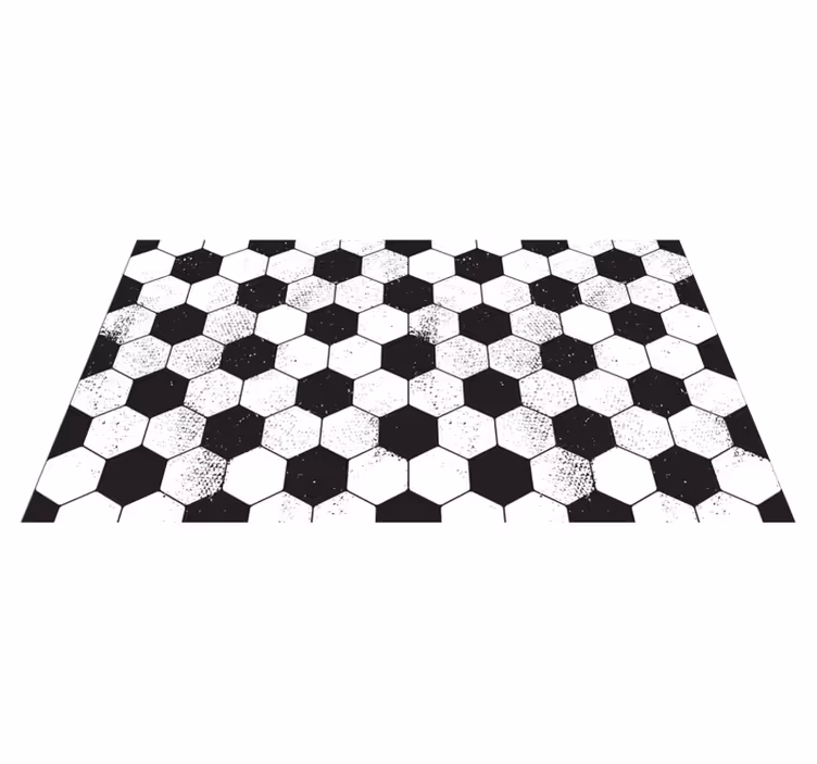 Skitten fotballballoverflate vinyl teppe soverom - Tenstickers