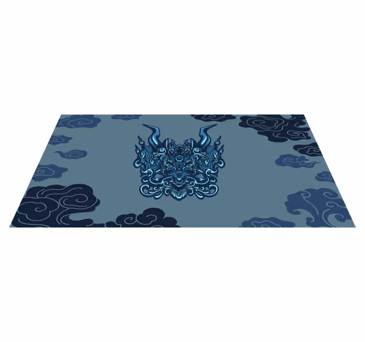 Mytisk drage vinyl teppe dyr - Tenstickers