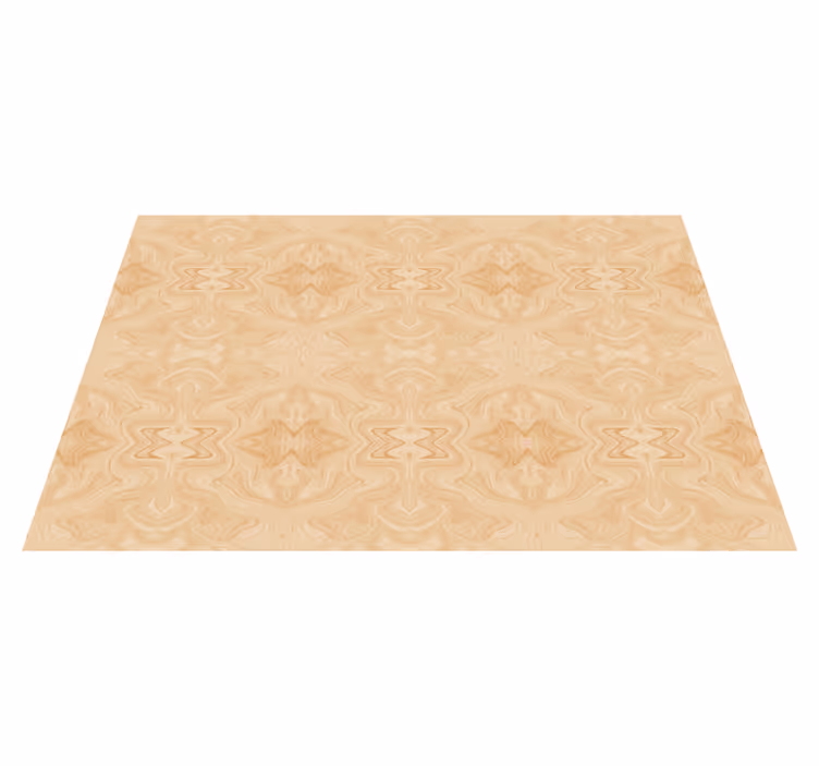 Beige "japandi" mønsterstil Vinyl teppe steiner - Tenstickers