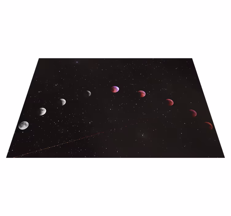 Planetarisk innretting Vinyl teppe flere barn - Tenstickers