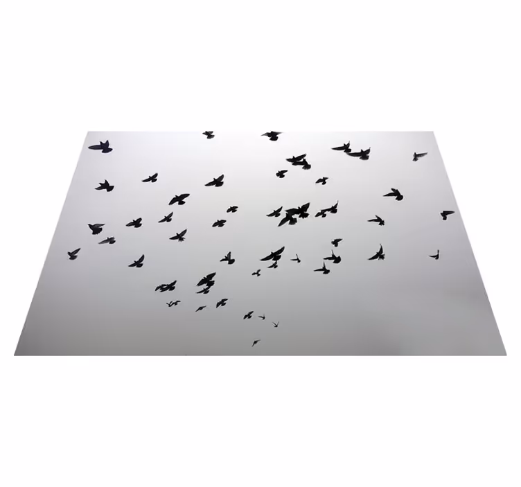 Estetisk bilde av fugler vinyl teppe soverom - Tenstickers
