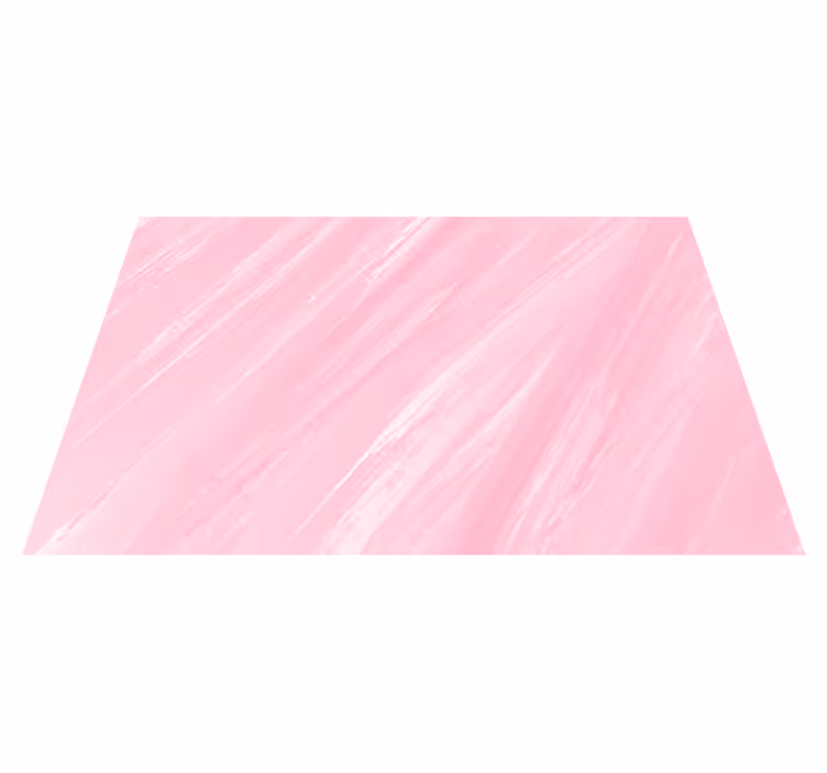 Rosa maling i "kawaii"-stil vinyl teppe moderne - Tenstickers
