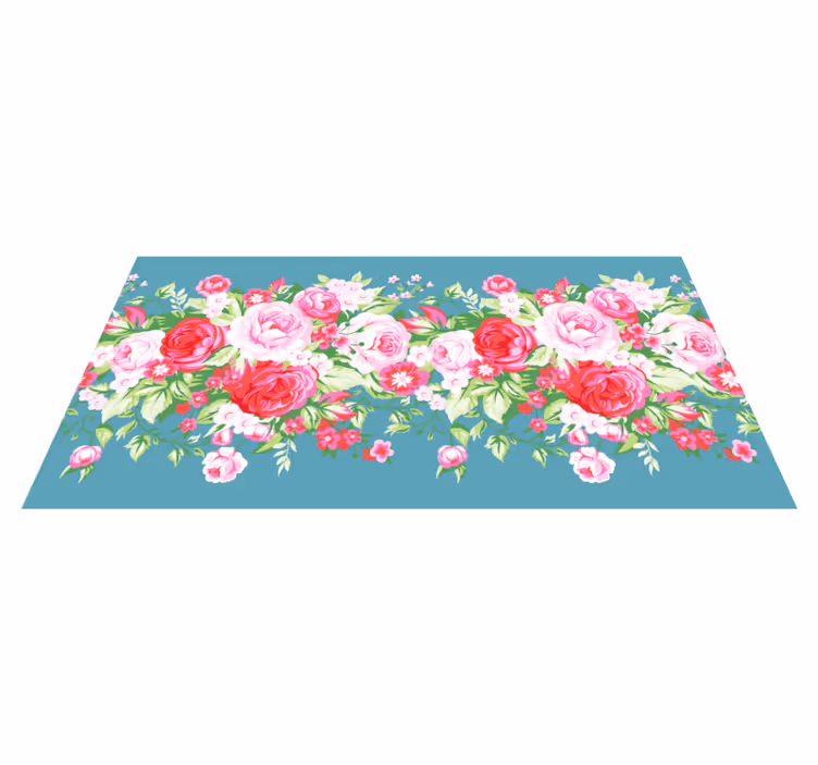 Floral Blossom Array blomst vinyltepper - Tenstickers