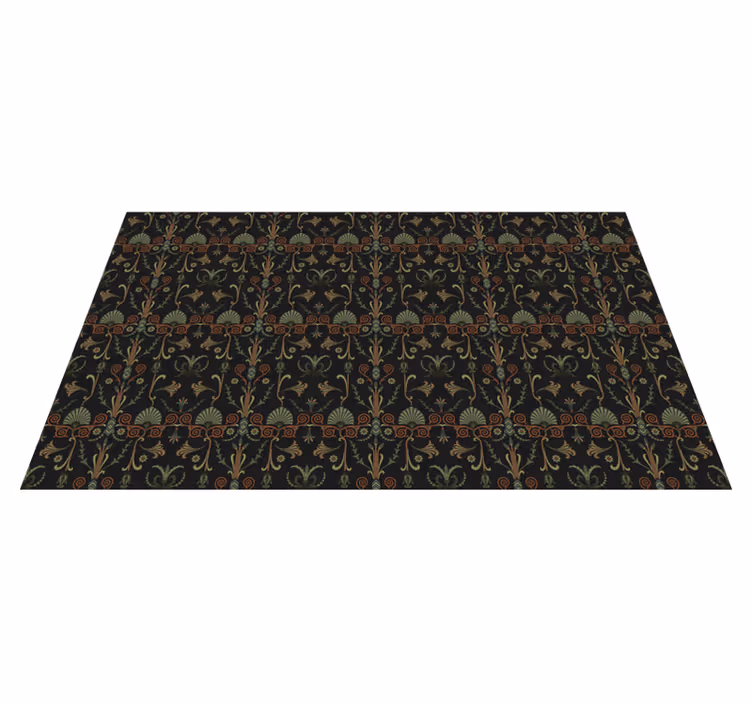 Tapet vinyl teppe vintage - Tenstickers