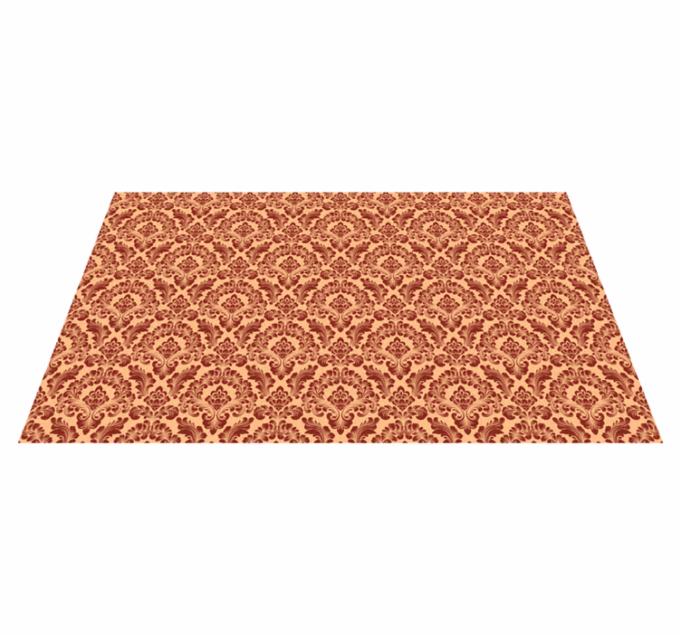 Barokk mønster eleganse vinyl teppe vintage - Tenstickers