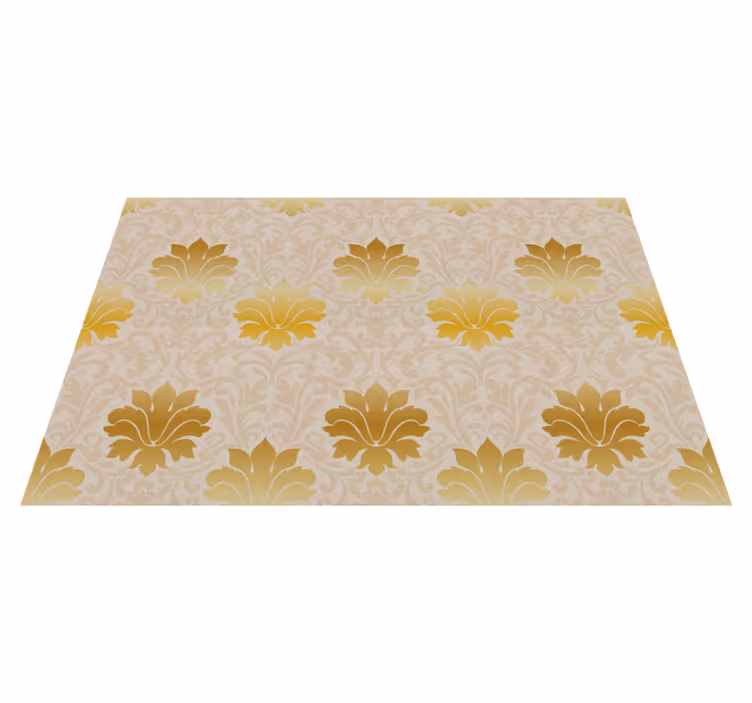 Barokk mønster eleganse vinyl teppe vintage - Tenstickers