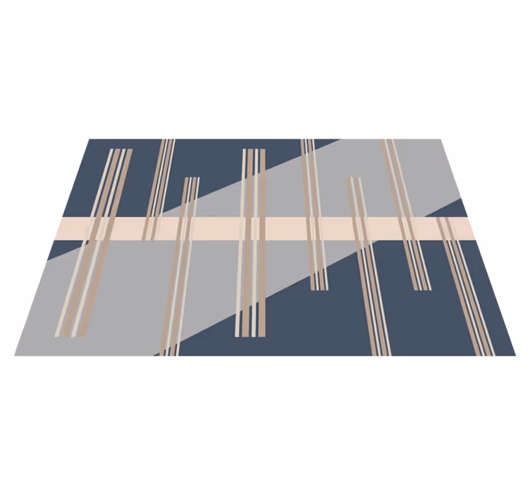 Stripete estetikk Vinyl teppe striper - Tenstickers