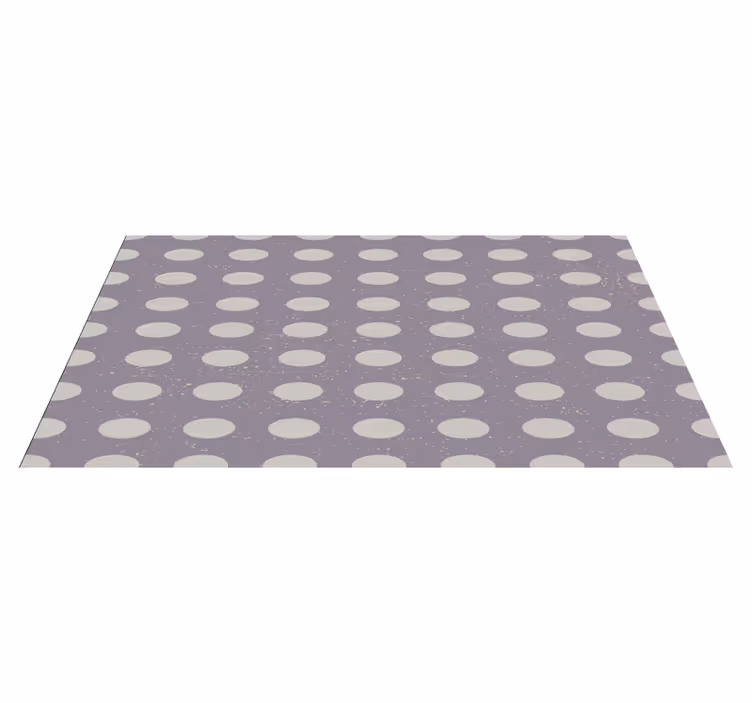 Minimalistisk prikkete mønster geometriske vinyl teppe - Tenstickers