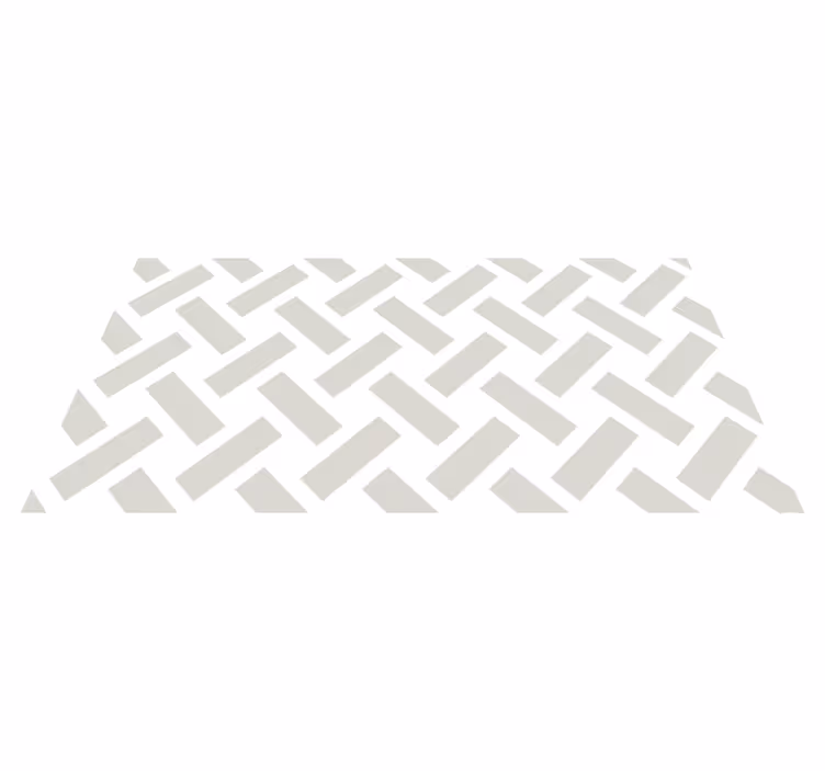 Chevron mønster geometriske vinyl teppe - Tenstickers