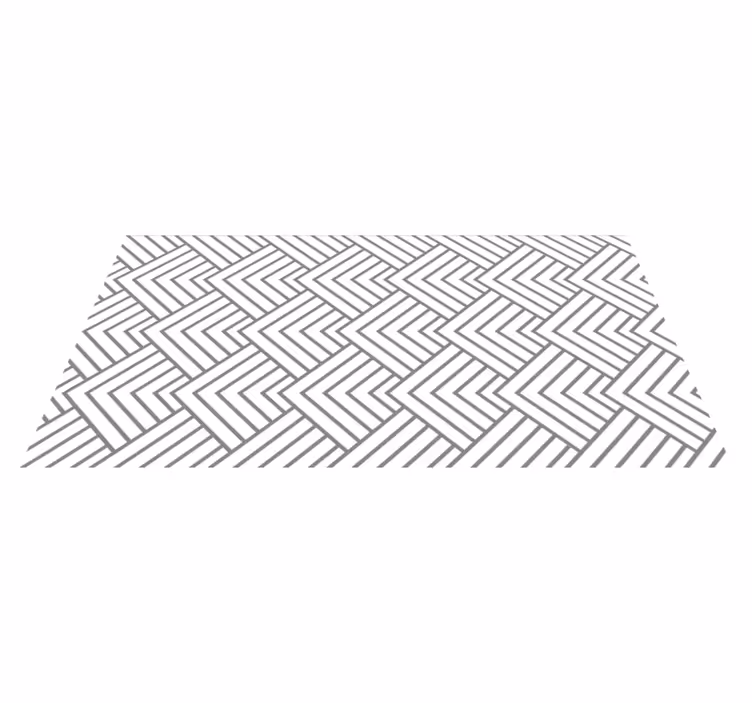 Geometrisk labyrint geometriske vinyl teppe - Tenstickers