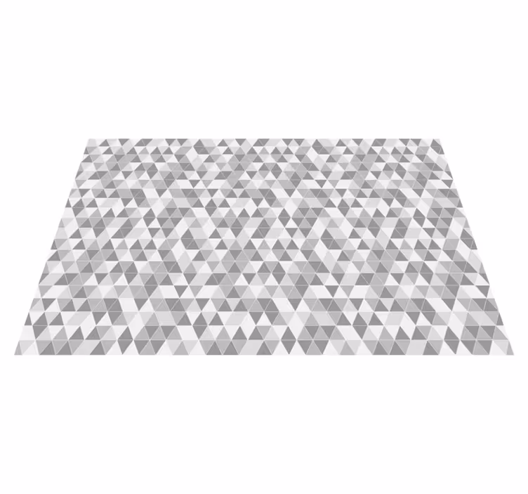 Geometrisk trekantet mønster geometriske vinyl teppe - Tenstickers