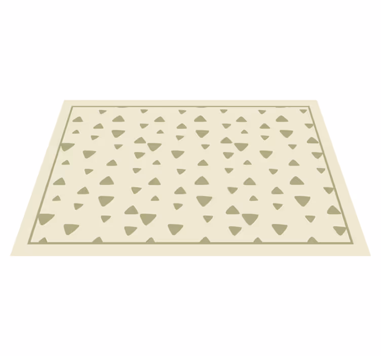 Minimalistiske trekanter rader vinyl teppe geometrisk - Tenstickers
