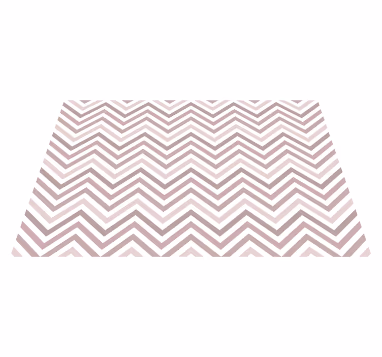 Chevron mønster design geometriske vinyl teppe - Tenstickers
