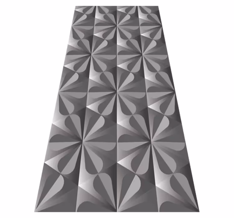 Geometrisk symmetri geometriske vinyl teppe - Tenstickers