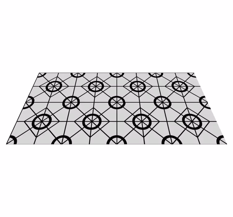 Geometrisk vinyldesign geometriske vinyl teppe - Tenstickers