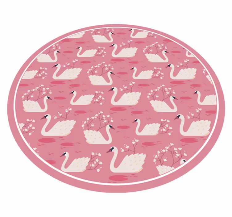 Ro i svanesjøen baby vinylteppe - Tenstickers