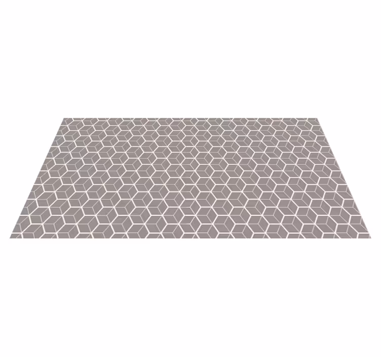 Geometrisk gitter geometriske vinyl teppe - Tenstickers