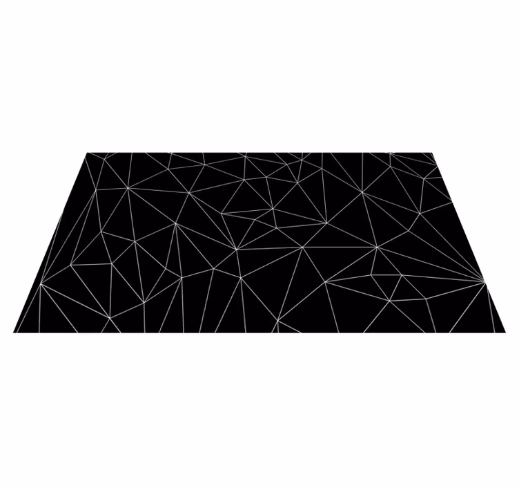Geometriske linjer vinyl teppe geometrisk - Tenstickers