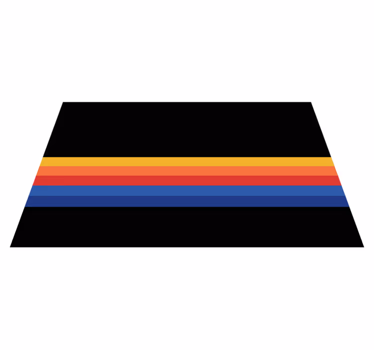 Minimalist Accent Stripete vinyltepper - Tenstickers