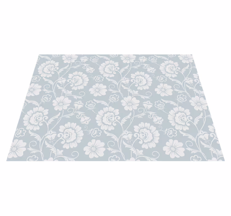 Elegant Floral Pattern blomst vinyltepper - Tenstickers