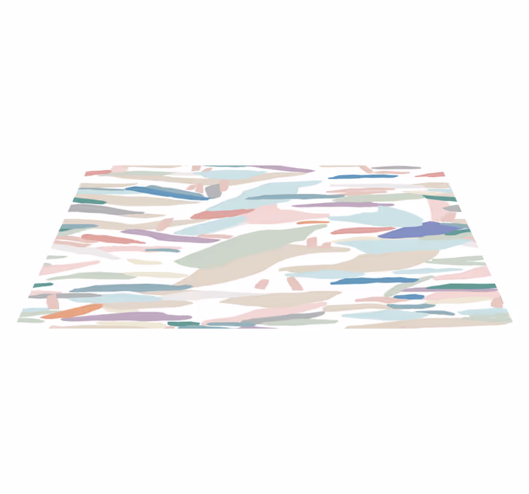 Minimalist abstrakt camouflage vinylteppe - Tenstickers