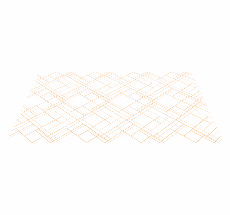 Geometriske linjer minimalistisk mønster vinyl teppe - Tenstickers