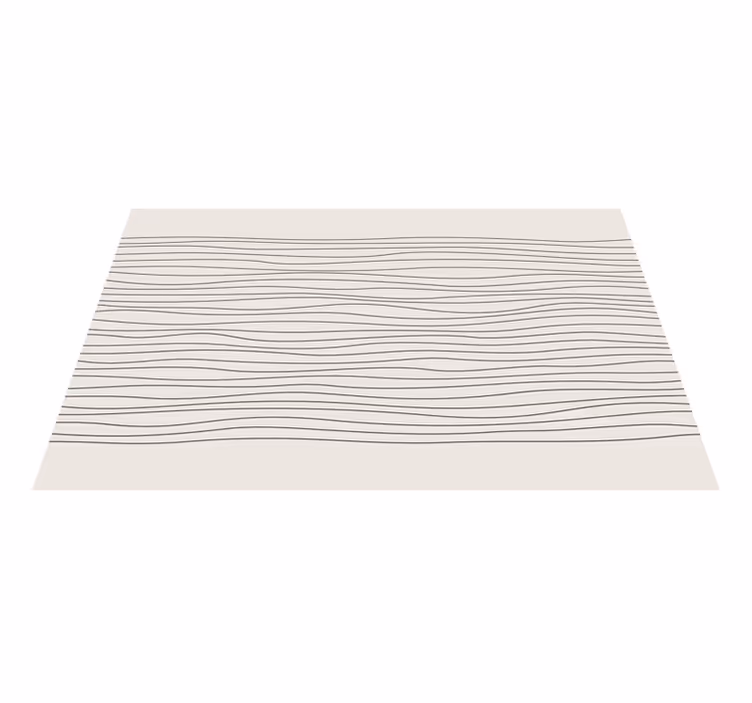 Nordiske linjer Vinyl teppe striper - Tenstickers