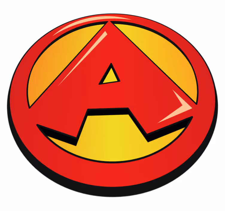Super forbokstav Vinyl teppe flere barn - Tenstickers