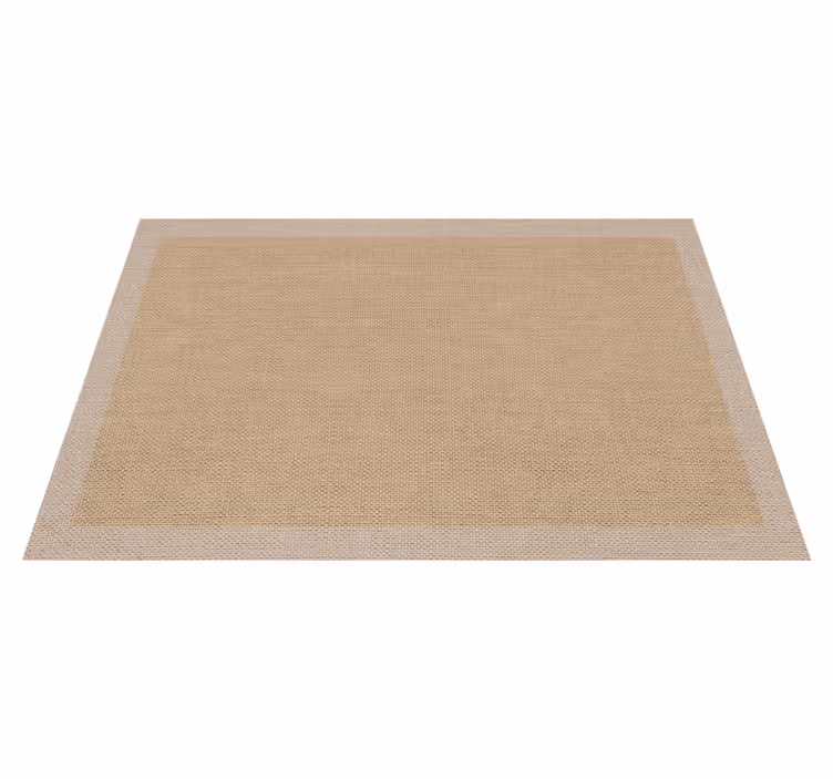 Teplon beige naturlig vinyl teppe minimalistisk - Tenstickers