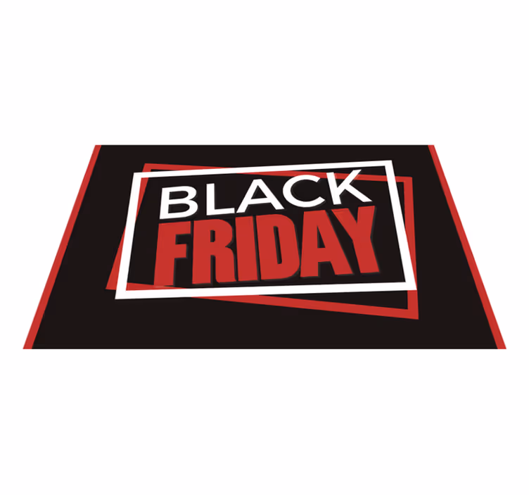 Black Friday-tilbud! Få 50% avslag på alle varer i dag! svarte vi - Tenstickers