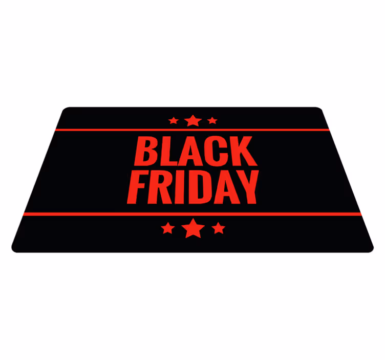 Sort Fredag er en av de største shoppingdagene på året, da butikk - Tenstickers