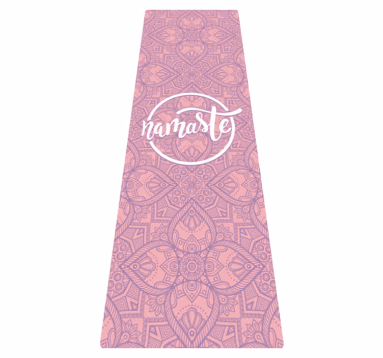Namaste yoga sagn og tekster vinylteppe - Tenstickers