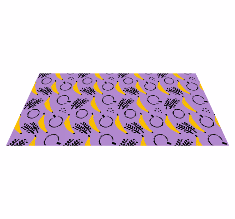 Abstrakt bananblanding vinyl teppe moderne - Tenstickers