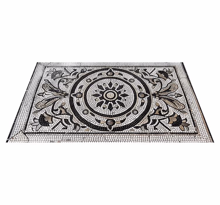 Art nouveau design spiseroms vinylteppe - Tenstickers