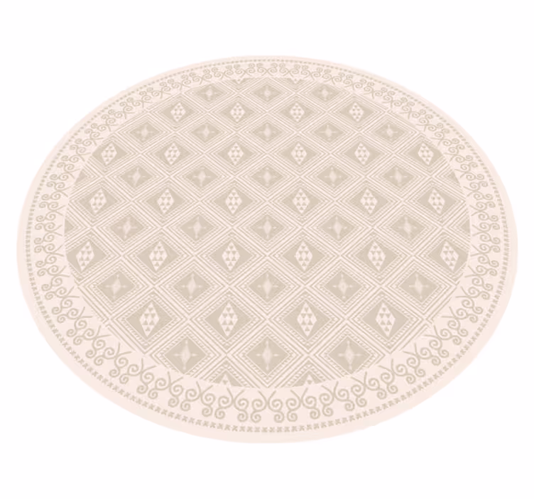 Stammelosanger vinyl teppe beige - Tenstickers
