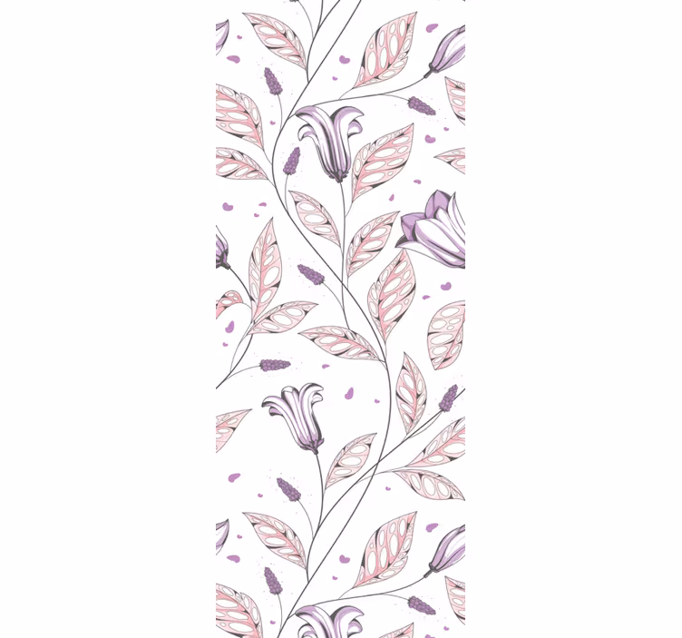 Floral harmoni design tapet blomster - Tenstickers